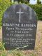Christina Hanssens gravsten, Hejls Kirkegård
