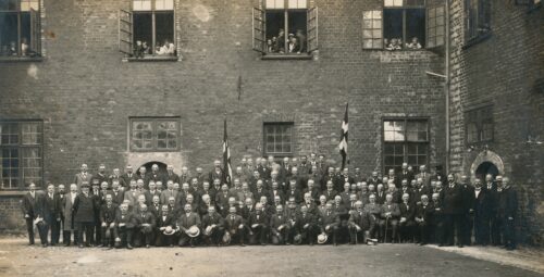 Danske civilfanger på Sønderborg Slot 1914